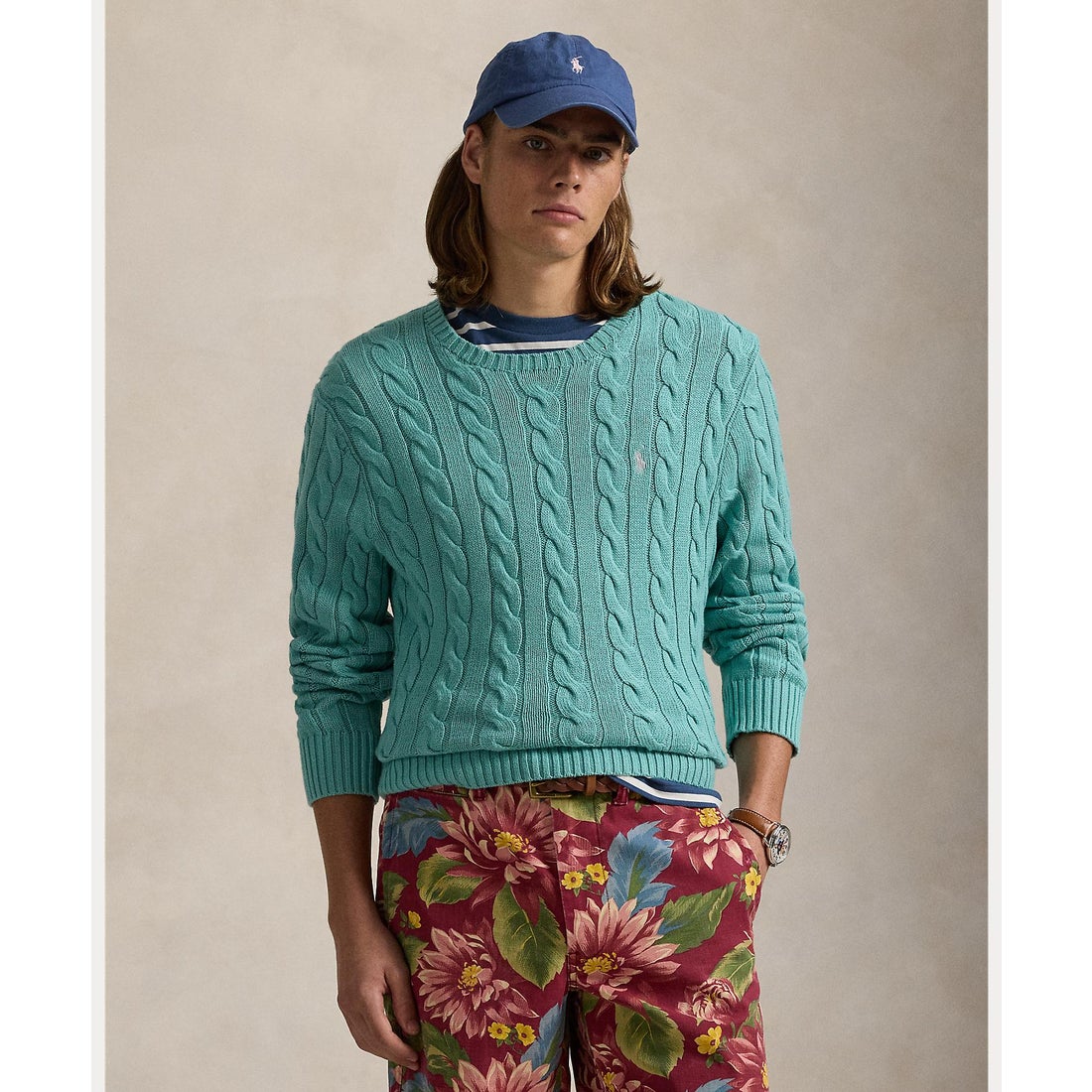 ポロ ラルフ ローレン POLO RALPH LAUREN ケーブルニット コットン