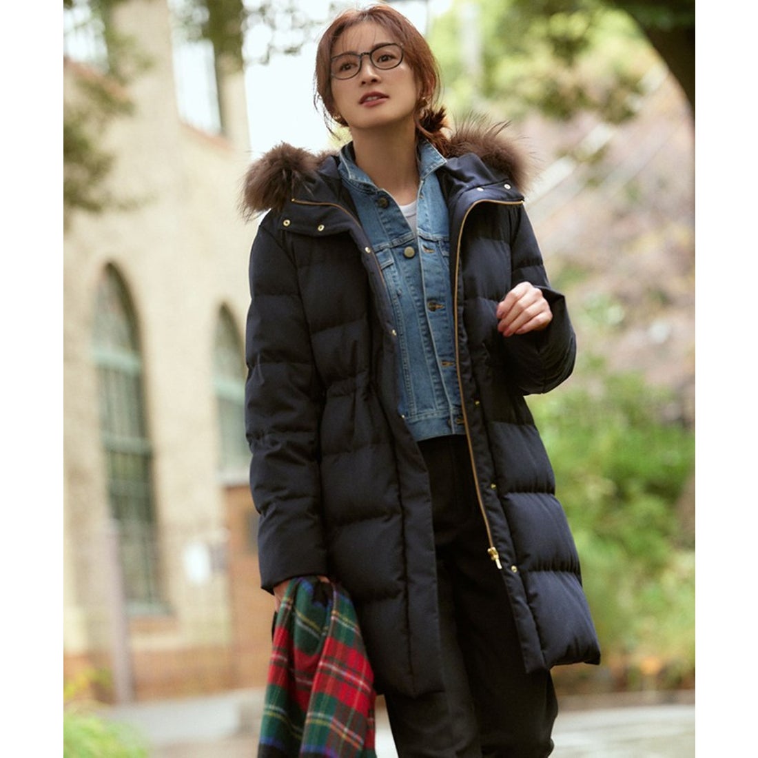 ニジュウサンク 23区 【滝沢眞規子さん着用】リュクス ダウンコート