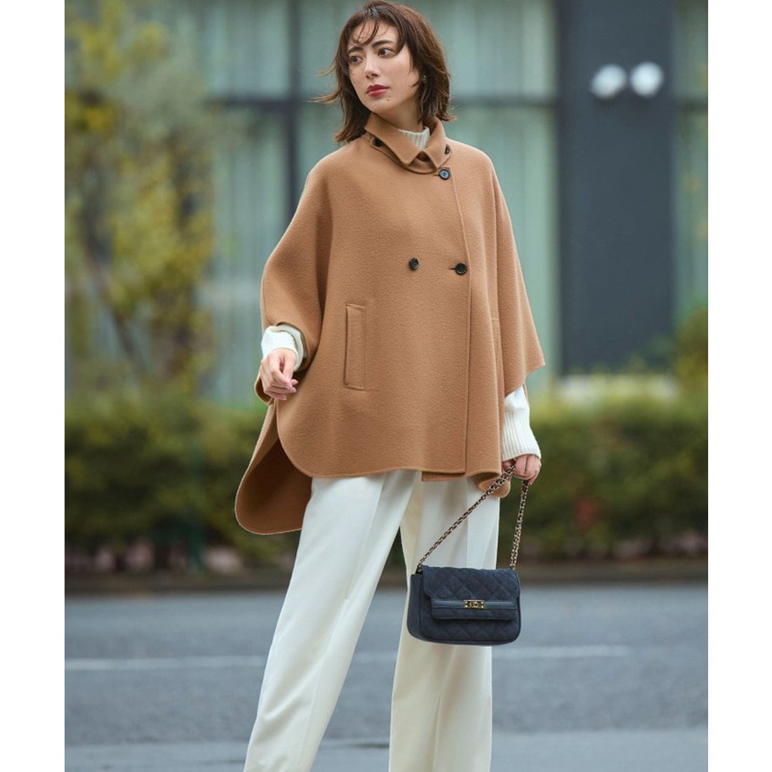 ニジュウサンク 23区 【見上愛さん着用/Oggi11月号掲載】ウールライト