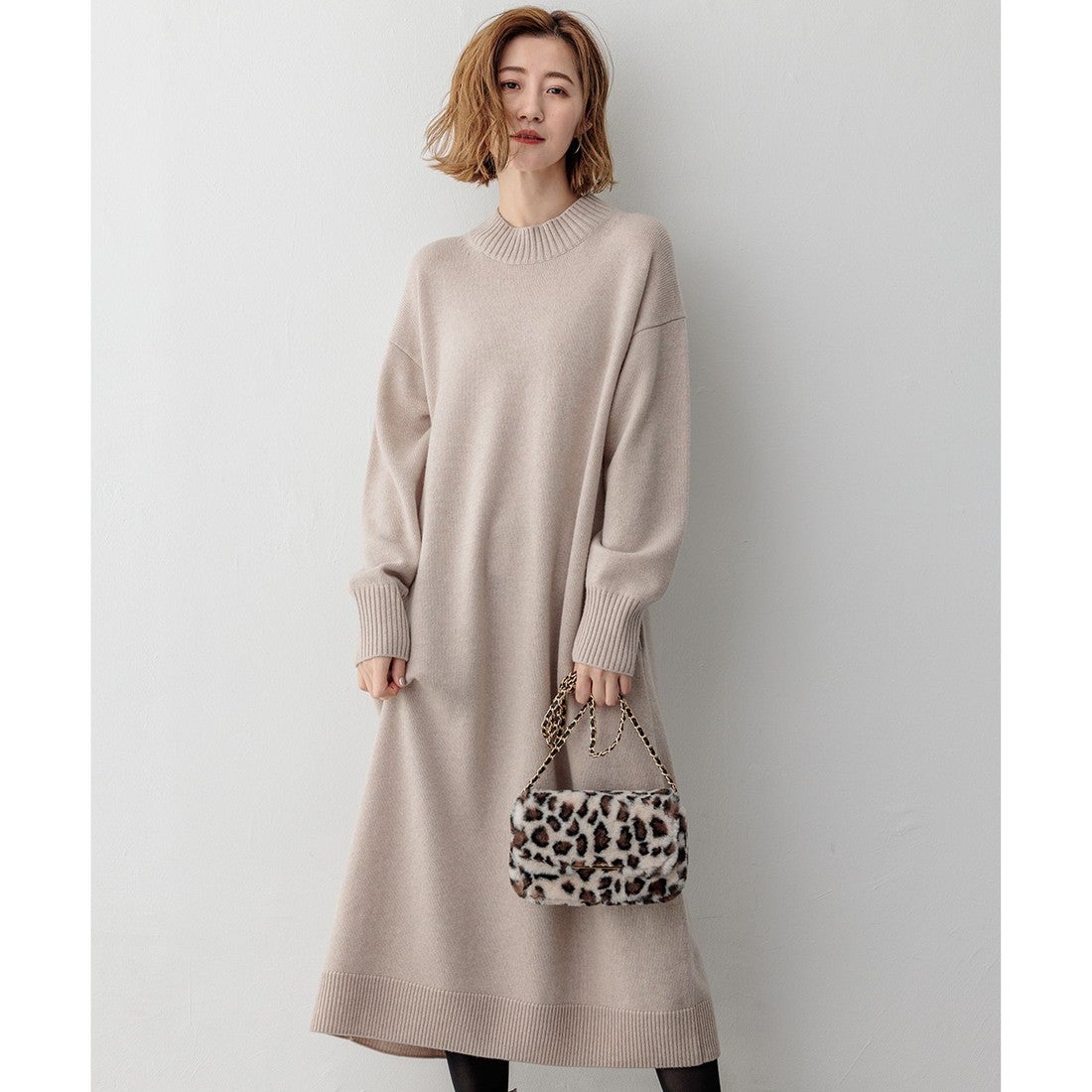 23区（大きいサイズ） 【先行予約/洗える】カシミヤブレンド ニット