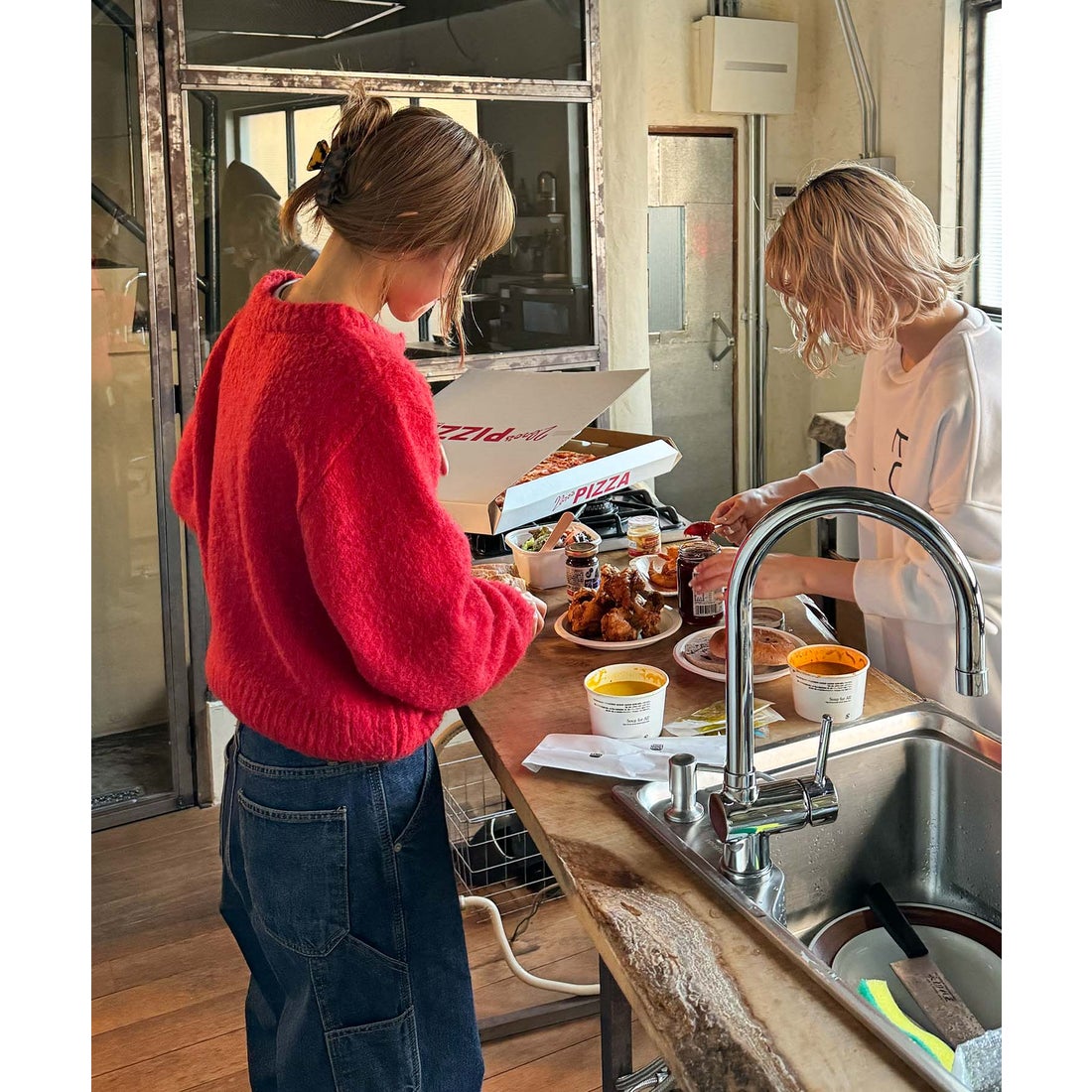 キャナルジーン CANAL JEAN El mar アルパカ混ヘアリークルー