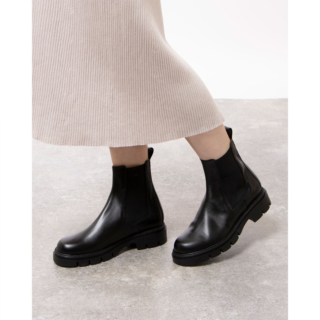 コルソローマ ノーヴェ CORSO ROMA 9 トラックソールサイドゴアブーツ