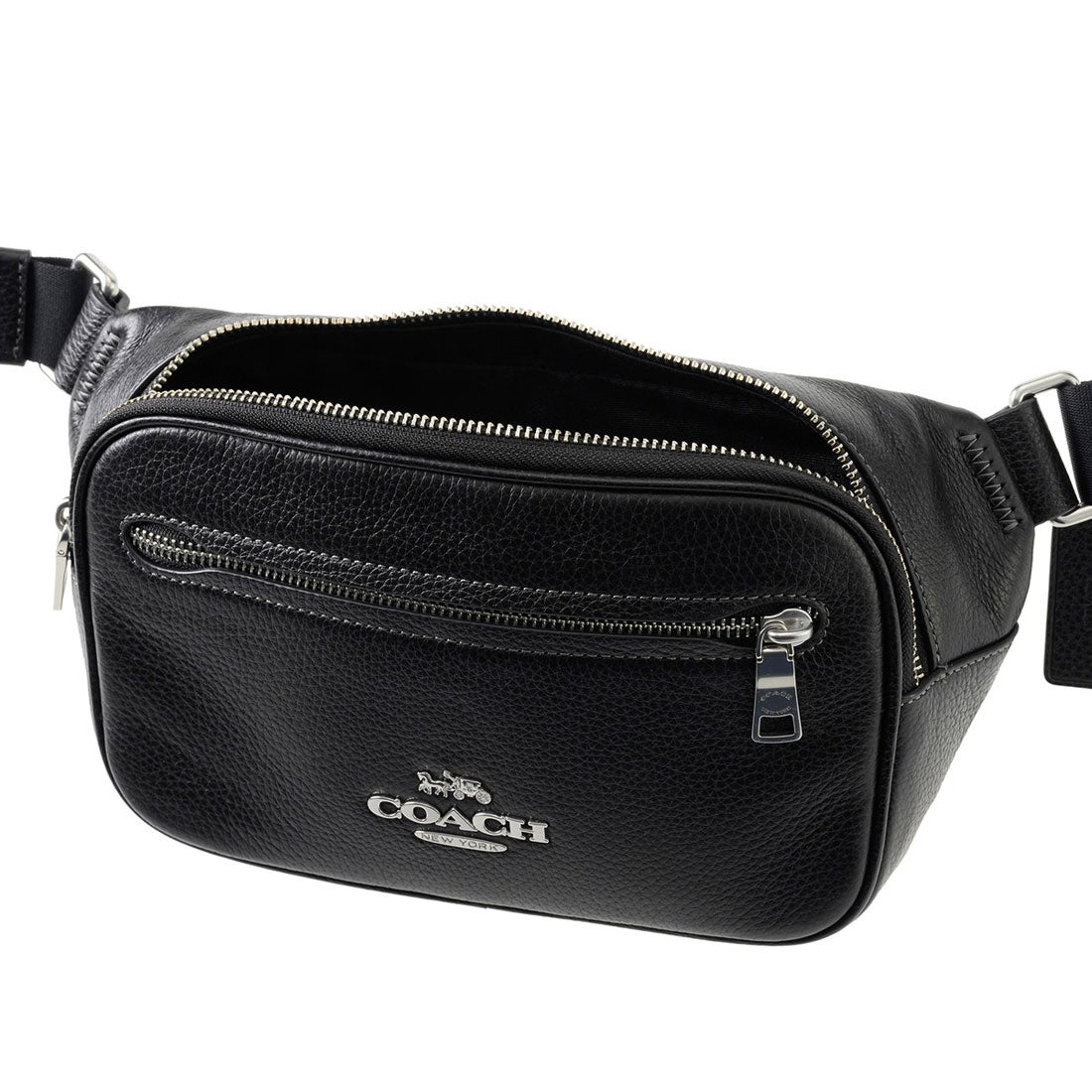 コーチ COACH ウエストバッグ・ボディバッグ ぺブルドレザー エリアス