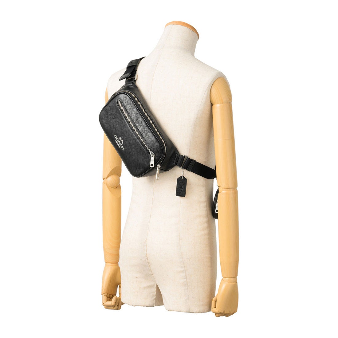 コーチ COACH ウエストバッグ・ボディバッグ ぺブルドレザー エリアス