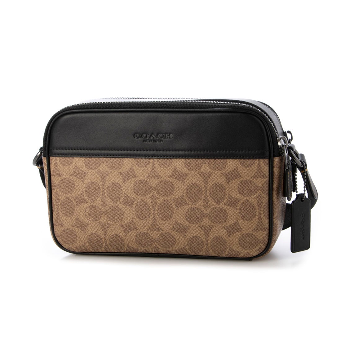 コーチ COACH CV921 ショルダーバッグ シグネチャー メンズ （ブラウン