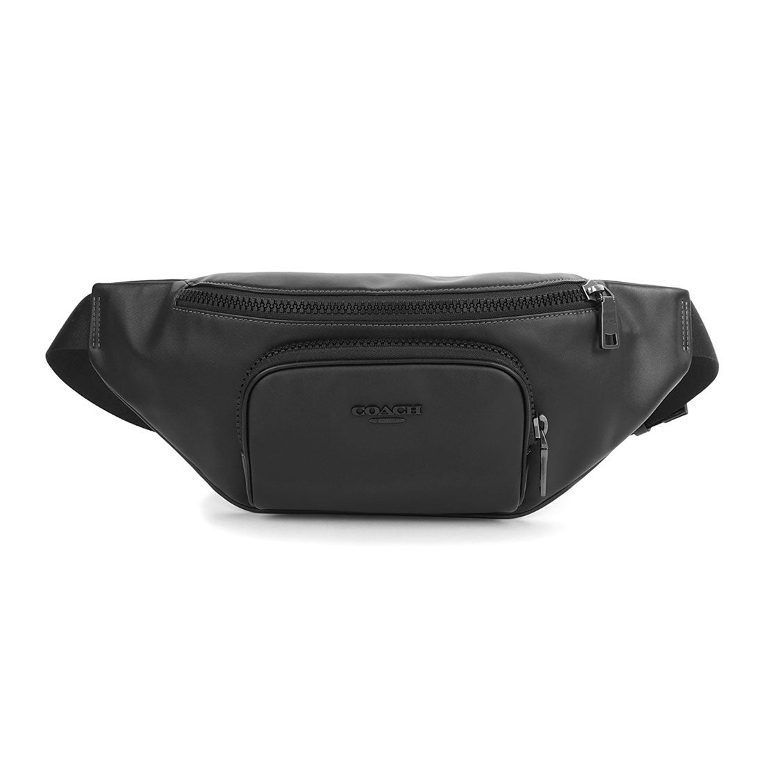 ひまわり様専門 COACH ブラックレザー ボディバッグ COACH ボディ