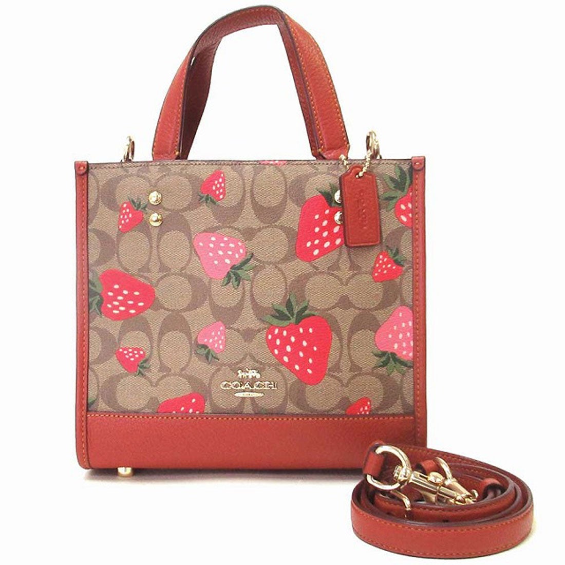 コーチ COACH コーチ バッグ COACH アウトレット いちご柄