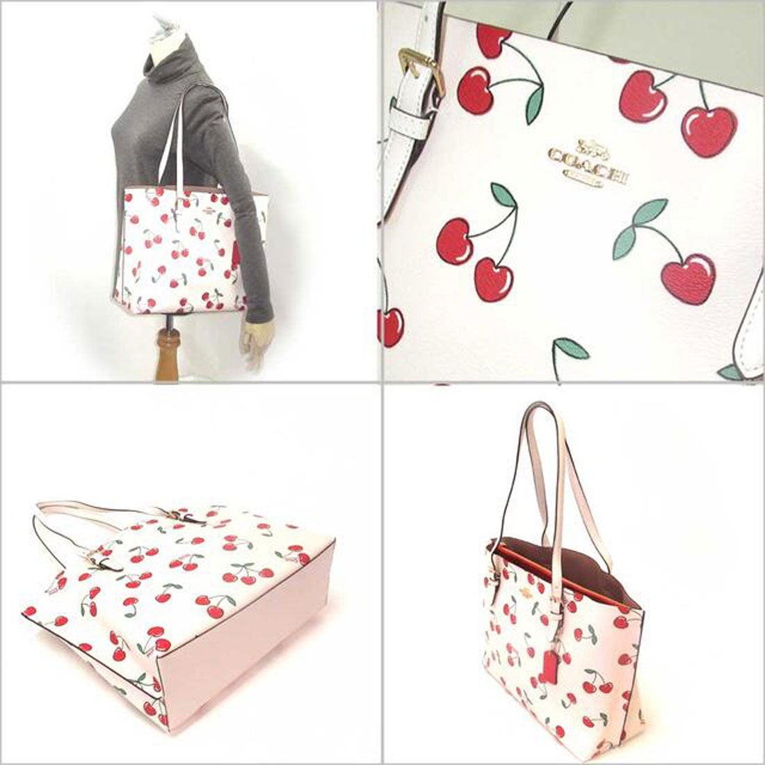 コーチ COACH コーチ バッグ COACH アウトレット さくらんぼ ハート