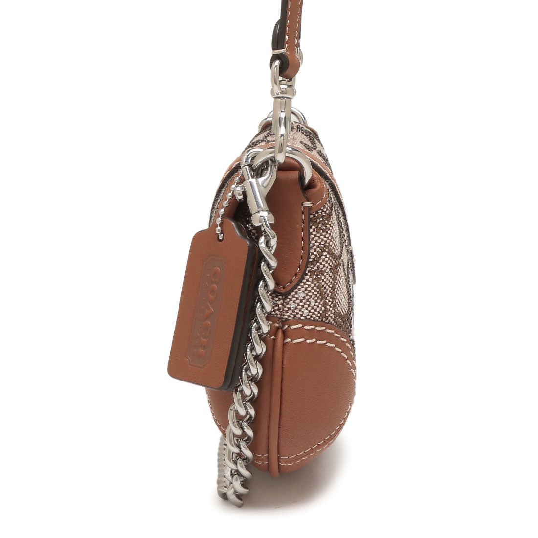 コーチ COACH ショルダーバッグ クリスタル シグネチャー ジャガード