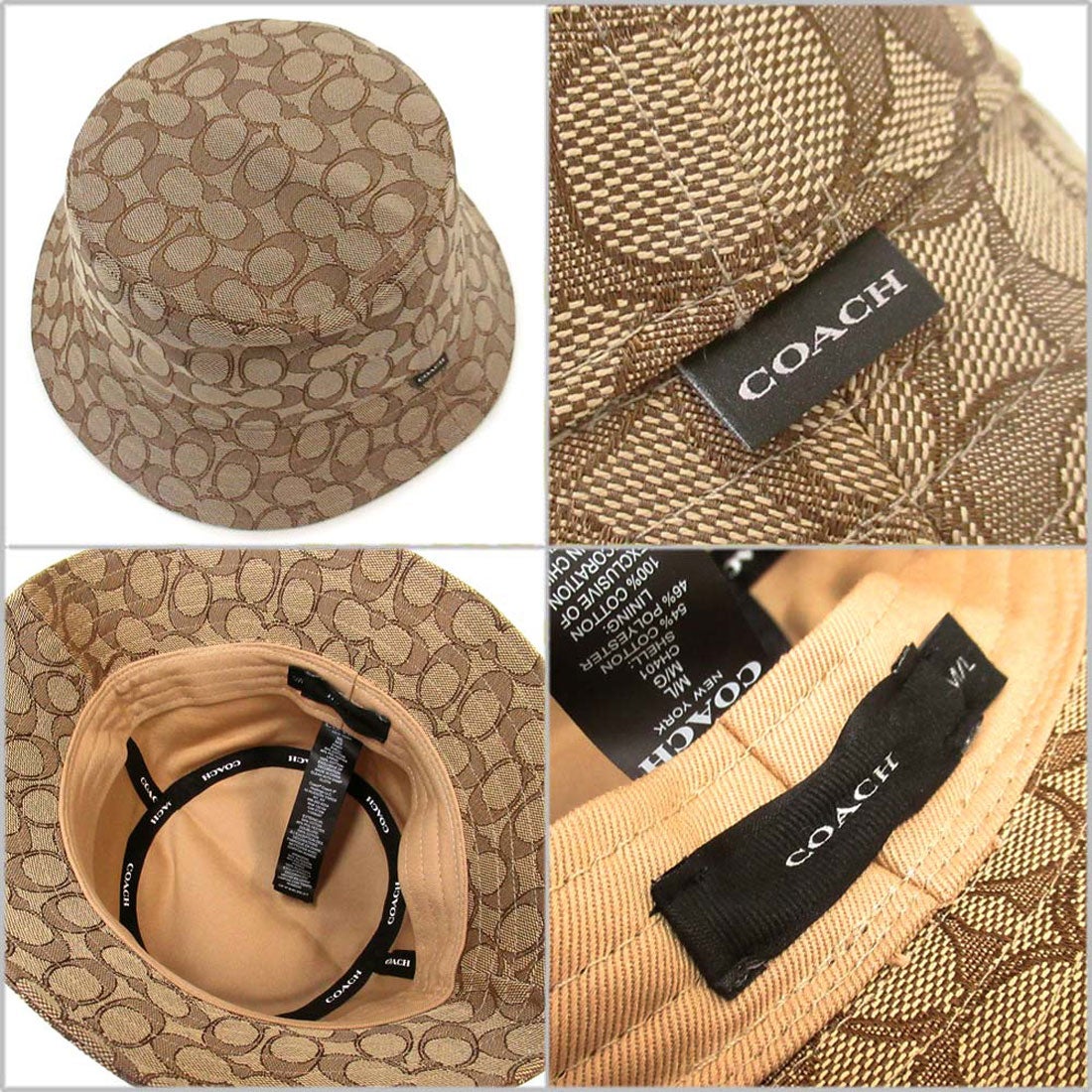 コーチ COACH コーチ 帽子 COACH アウトレット シグネチャー ジャ