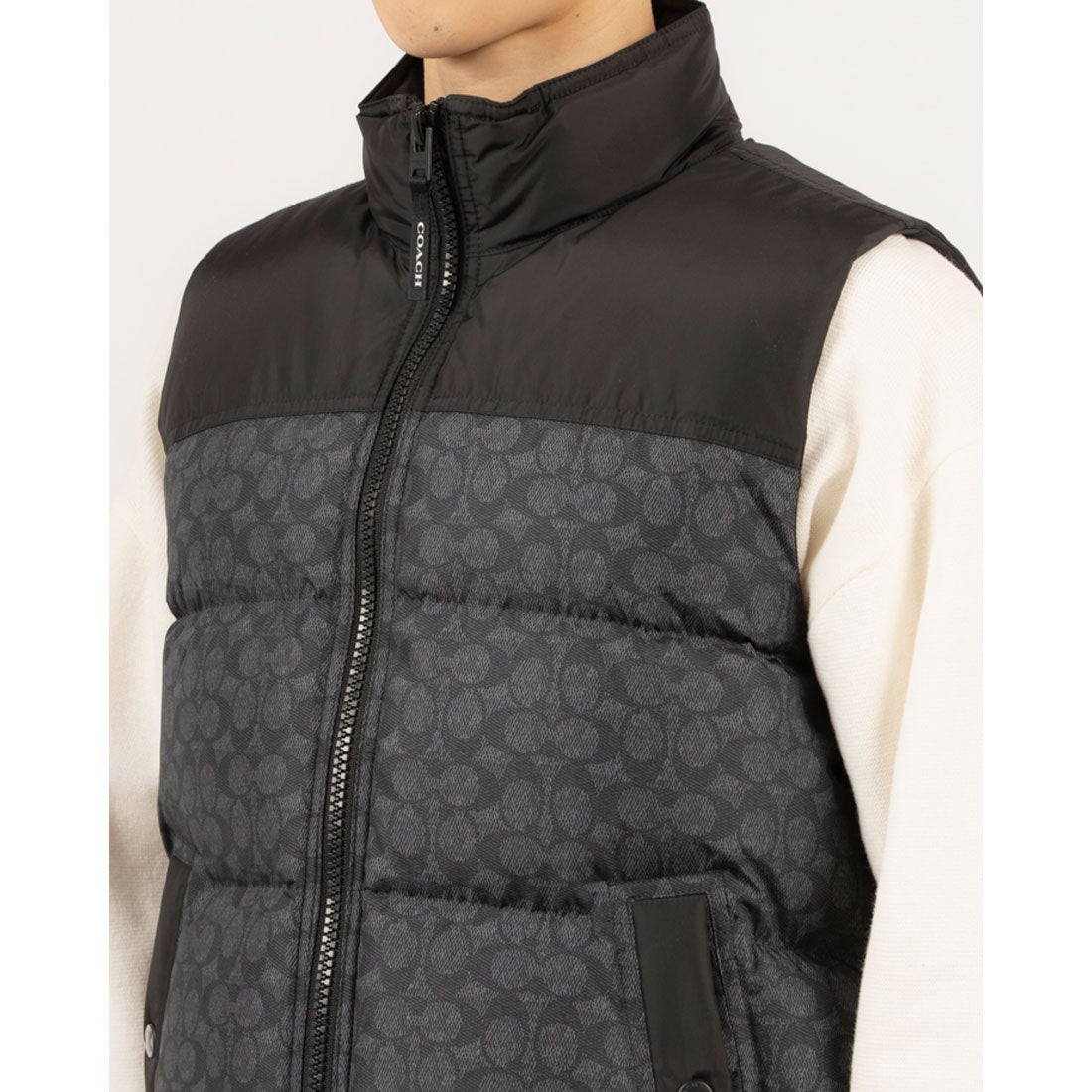コーチ COACH SIGNATURE DOWN VEST シグネチャー ダウン ベスト
