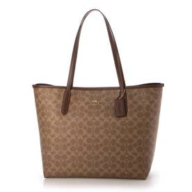 コーチ COACH CV976 トートバッグ A4対応 レディース （ダークブラウン