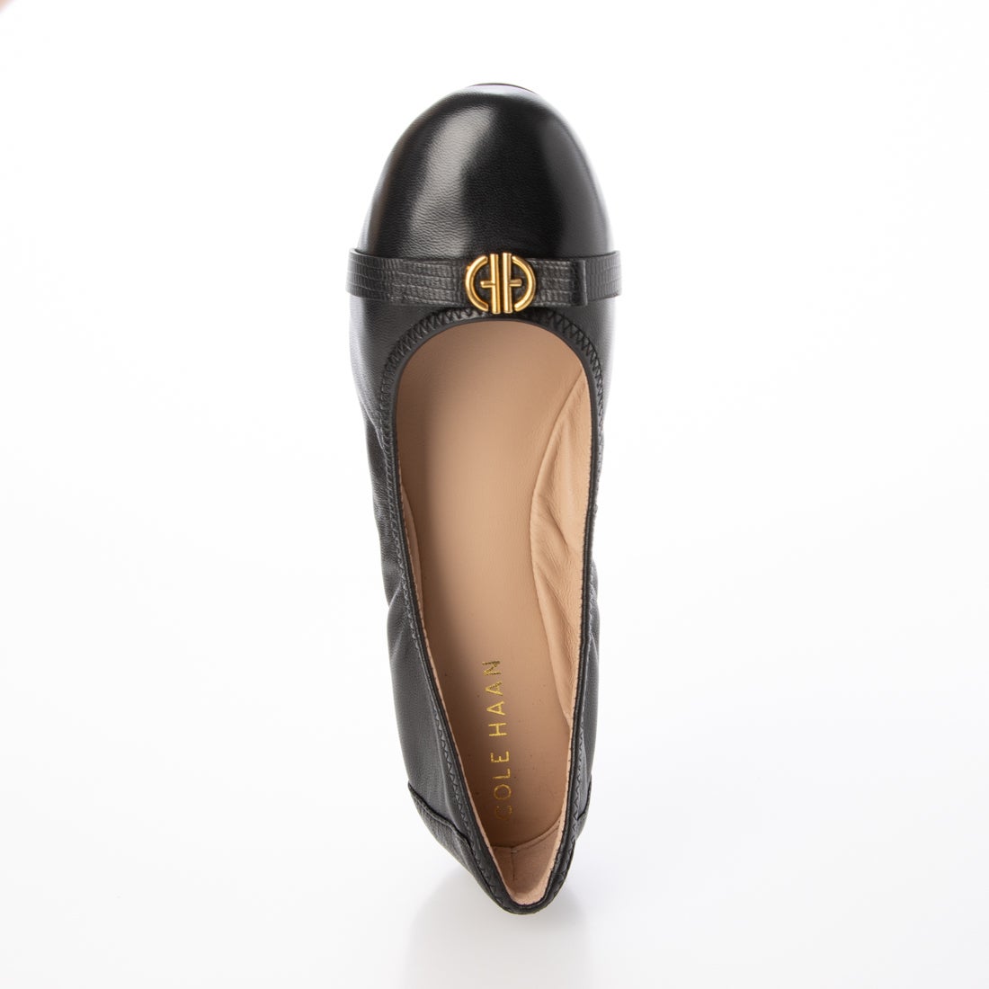 コール ハーン COLE HAAN トバ ボウ バレエ womens （ブラック レザー