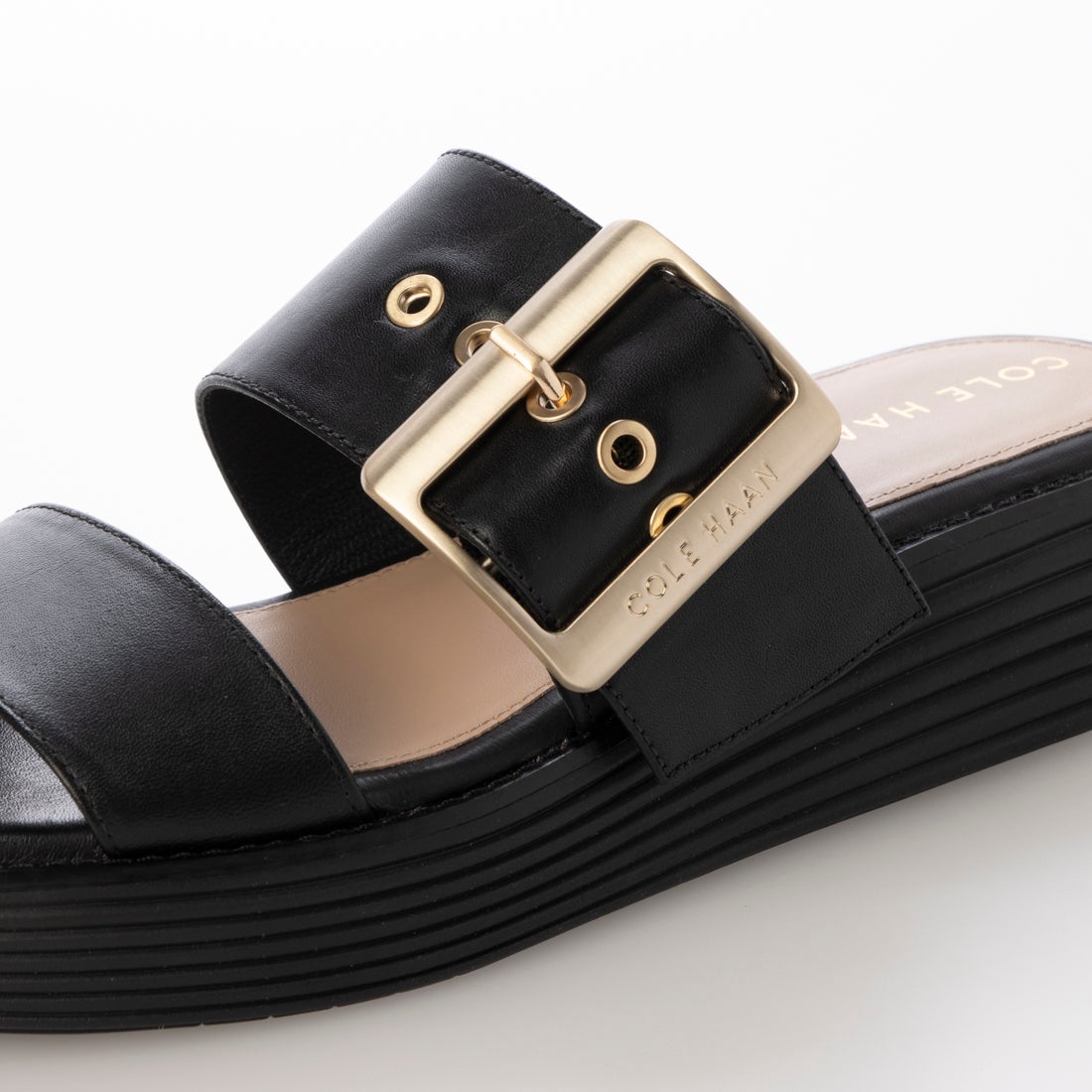 コールハーン COLE HAAN ミュール ブラック スウェード 22.5 55