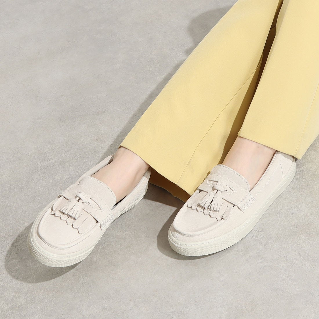 コンバース CONVERSE ALL STAR COUPE LOAFER SUEDE （ベージュ） -waja