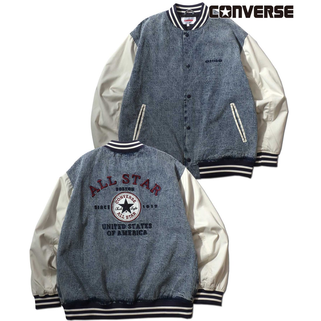 CONVERSE ☆オールスター バック刺繍スタジャン メンズ レディース