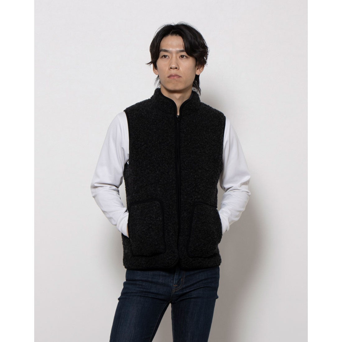 コールドブレーカー COLDBREAKER ボアベスト （Black） -靴