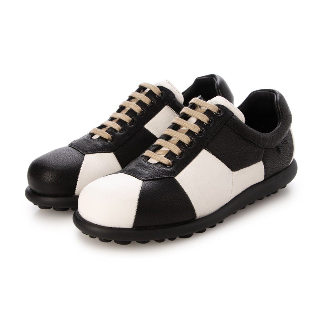 カンペール CAMPER TWINS / レザースニーカー （ブラック） -靴