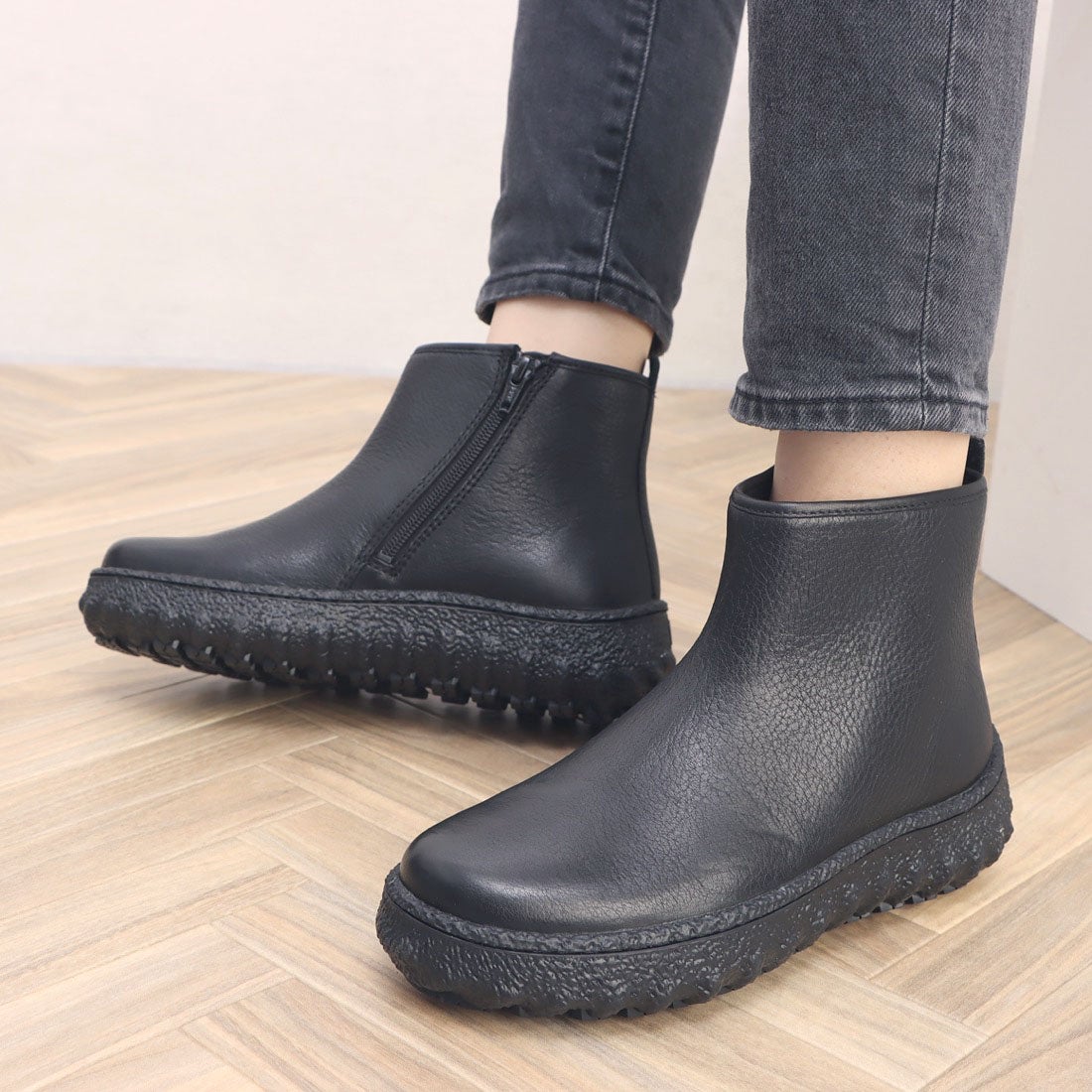 カンペール CAMPER [カンペール] GROUND / アンクルブーツ （ブラック