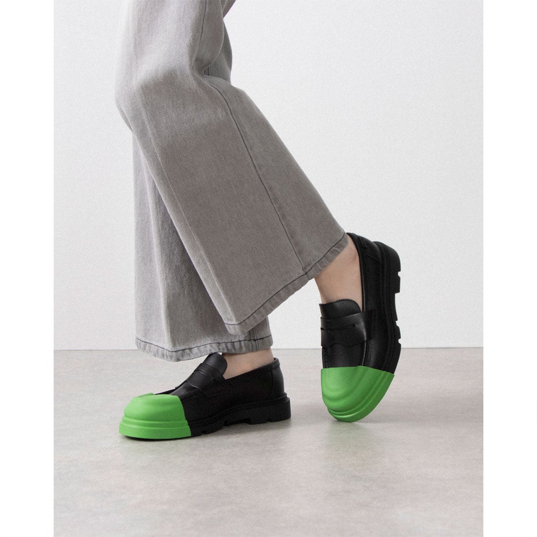 カンペール CAMPER JUNCTION / ローファー （ブラック） -waja bazar