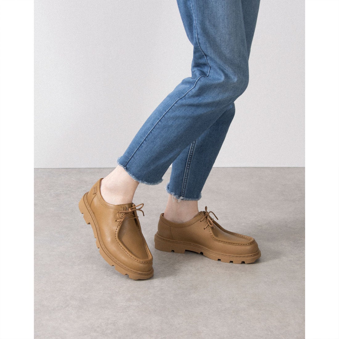 カンペール CAMPER JUNCTION / カジュアルシューズ （キャメル） -waja