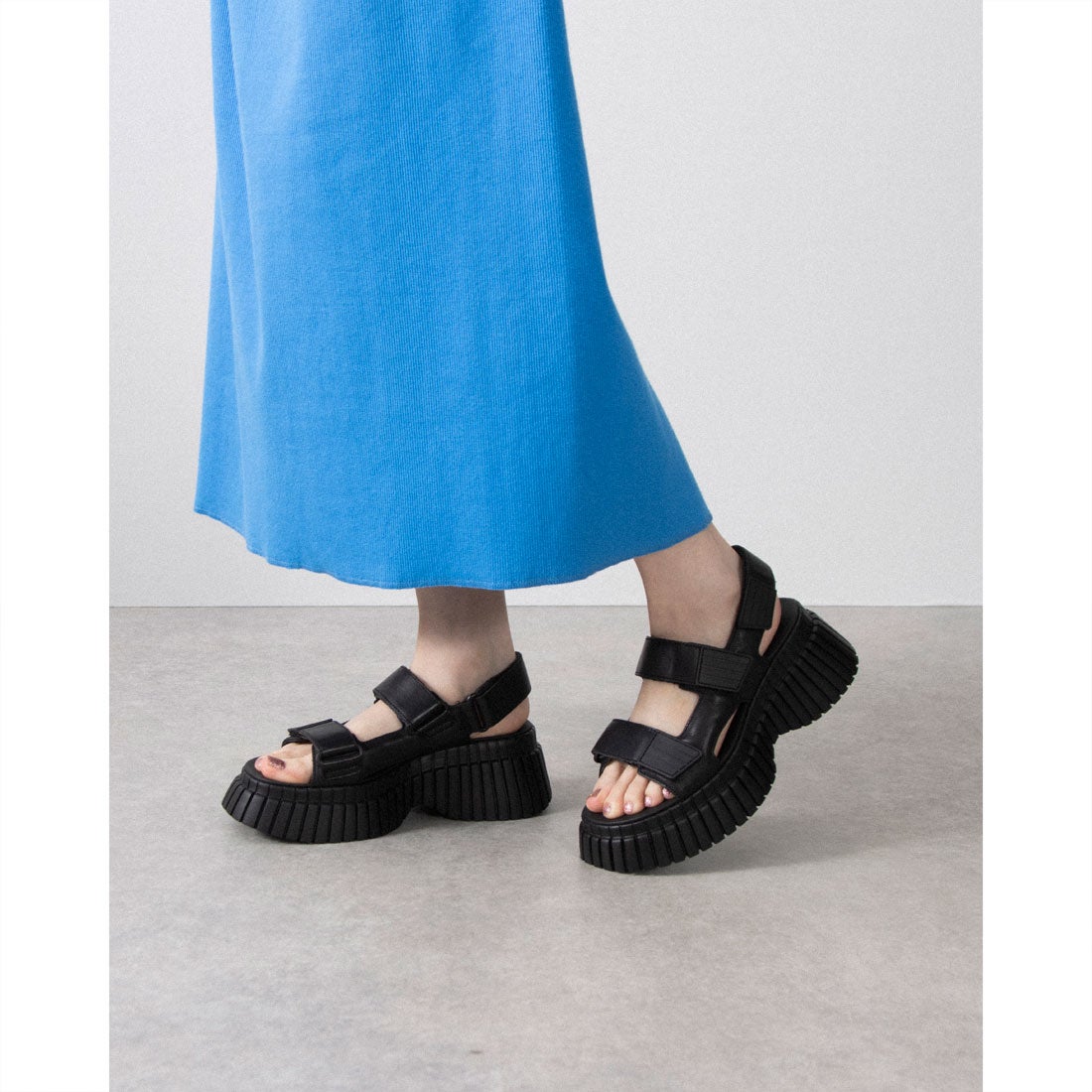 カンペール CAMPER BCN / サンダル （ブラック） -靴＆ファッション