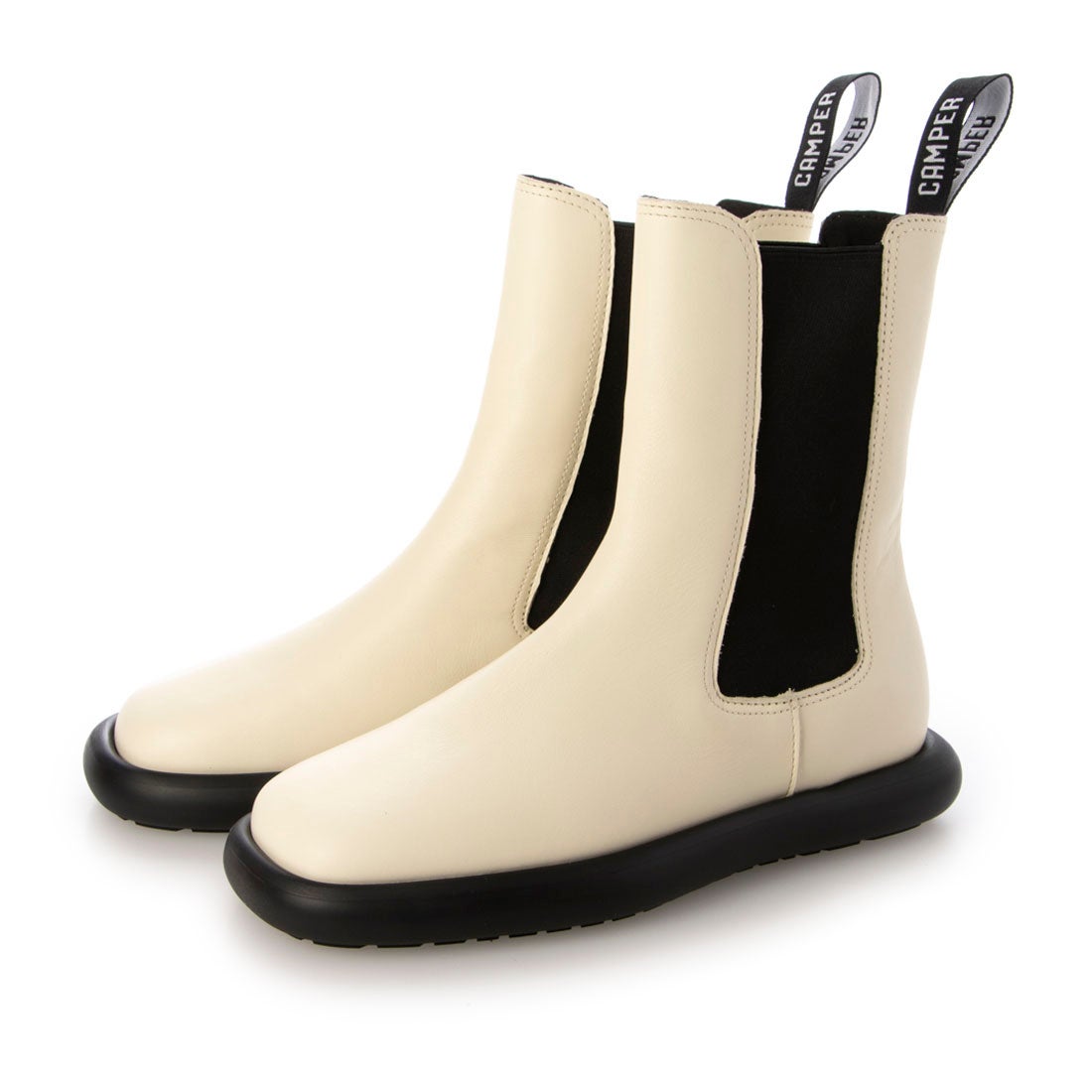 カンペール CAMPER ONDA / アンクルブーツ （ホワイト） -靴