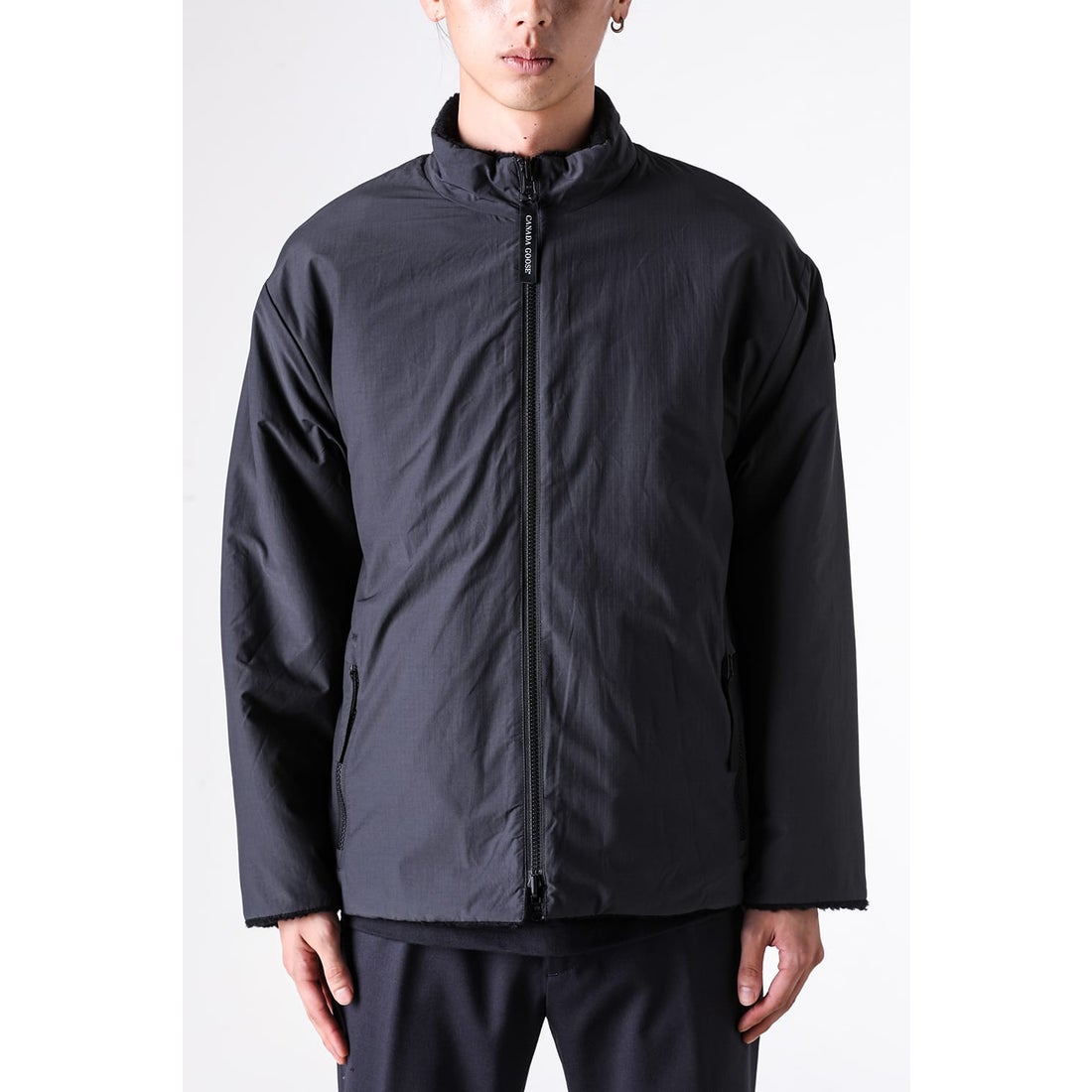 カナダグース CANADA GOOSE Kinross Reversible Fleece Jacket （Black
