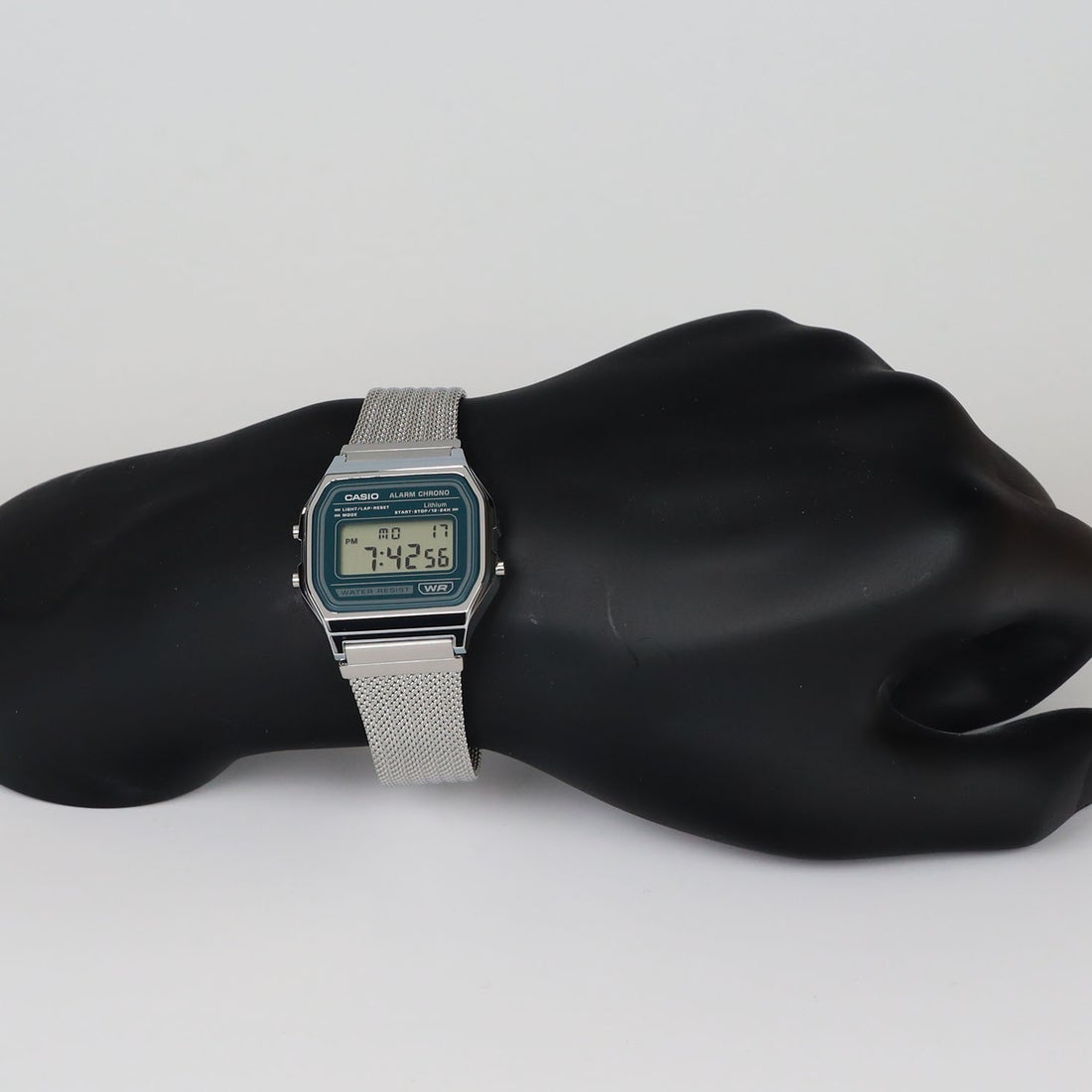 CASIO CLASSIC / A158WEM-3JF （ダークグリーン） -ファッション通販