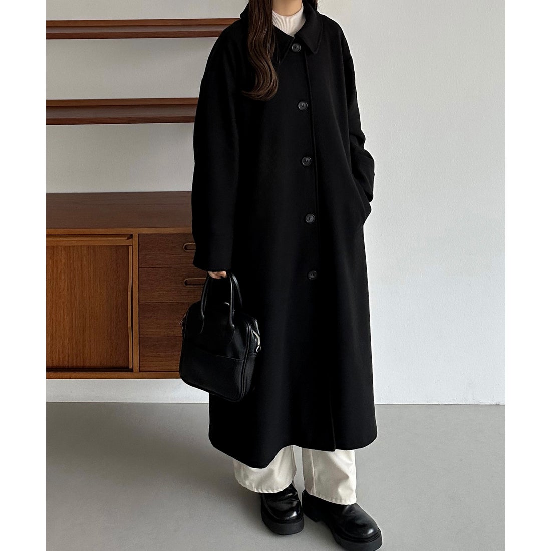 カラウティア callautia callautia コクーンスリーブステンカラー