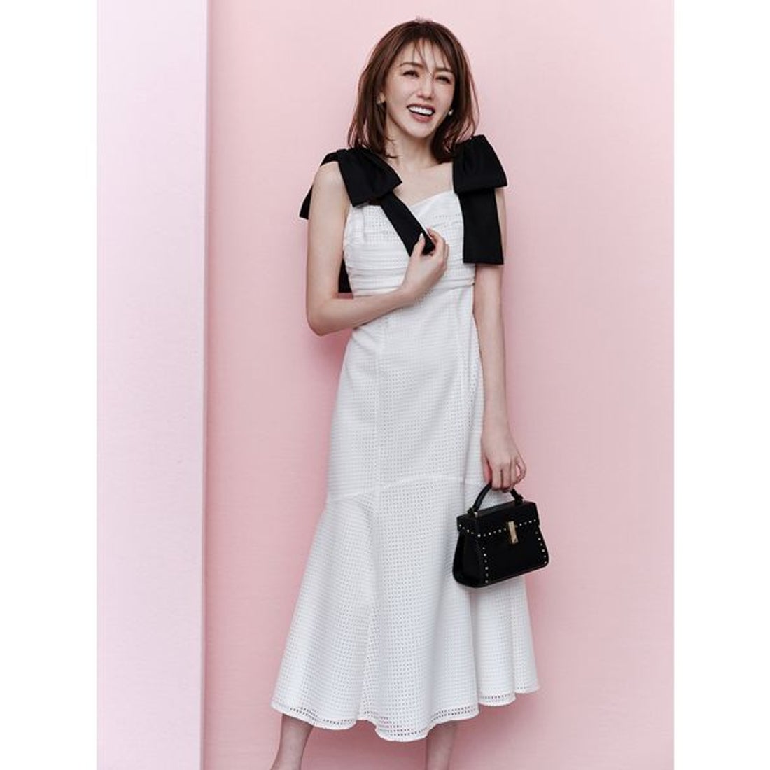 セルフォード CELFORD 【CELFORD×MIKA】ショルダーリボンワンピース