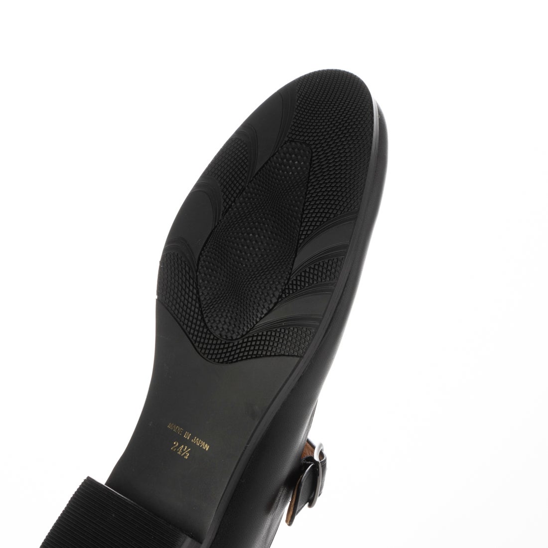 シプレ CHYPRE フラット本革マニッシュストラップシューズ （ブラック