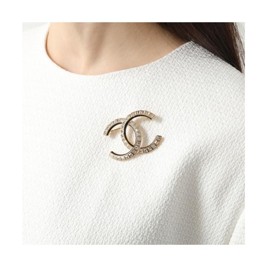 シャネル CHANEL CHANEL ブローチ ABC335 B15468 ココマーク ライン