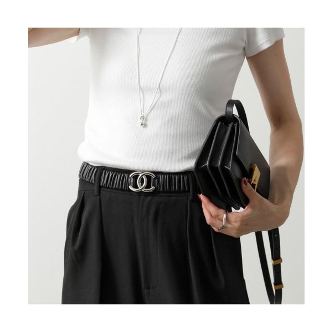 シャネル CHANEL CHANEL ベルト AAB080 B20596 メタル ココマーク