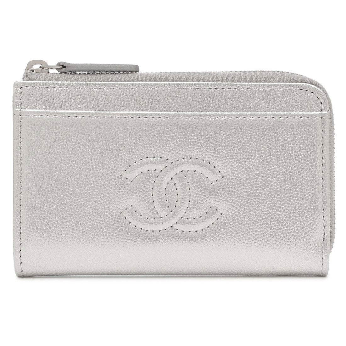 シャネル CHANEL フラグメントケース カードケース ミニ財布 CCマーク