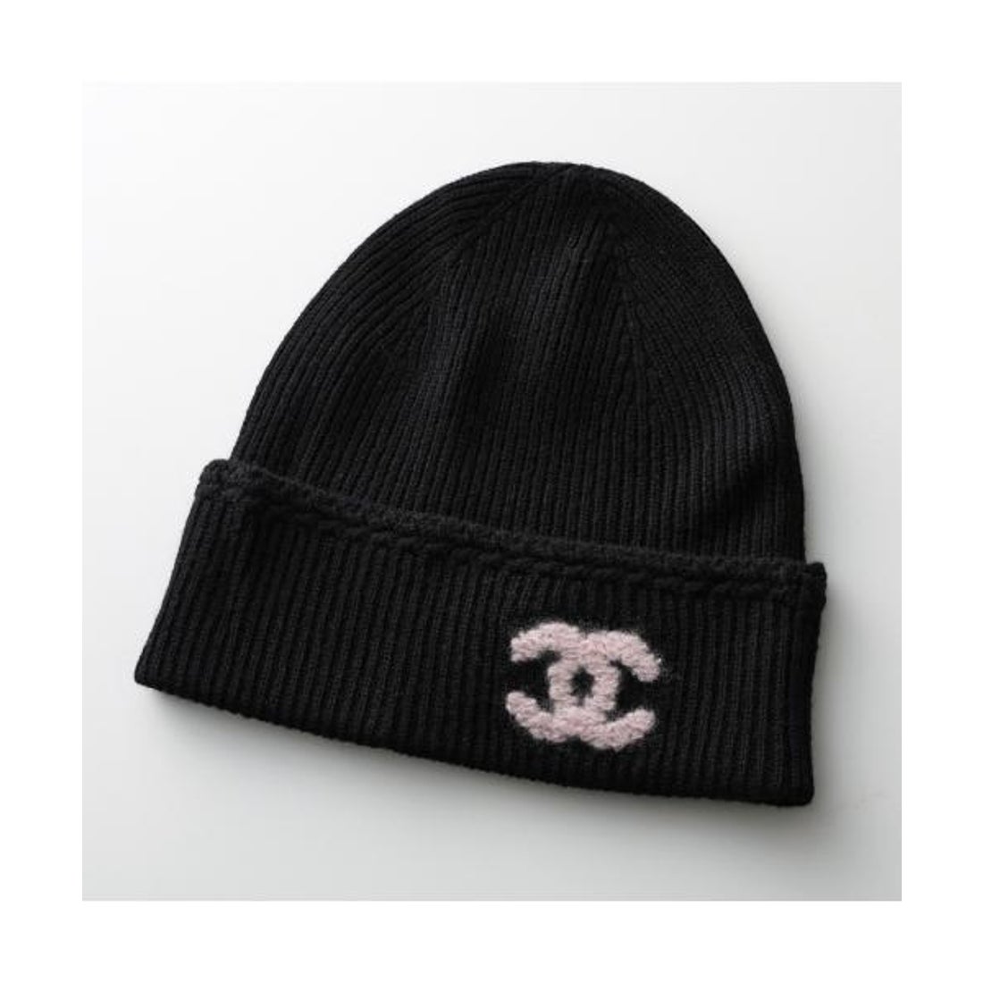 シャネル CHANEL CHANEL ニット帽 AAB254 B21462 カシミヤ ココマーク