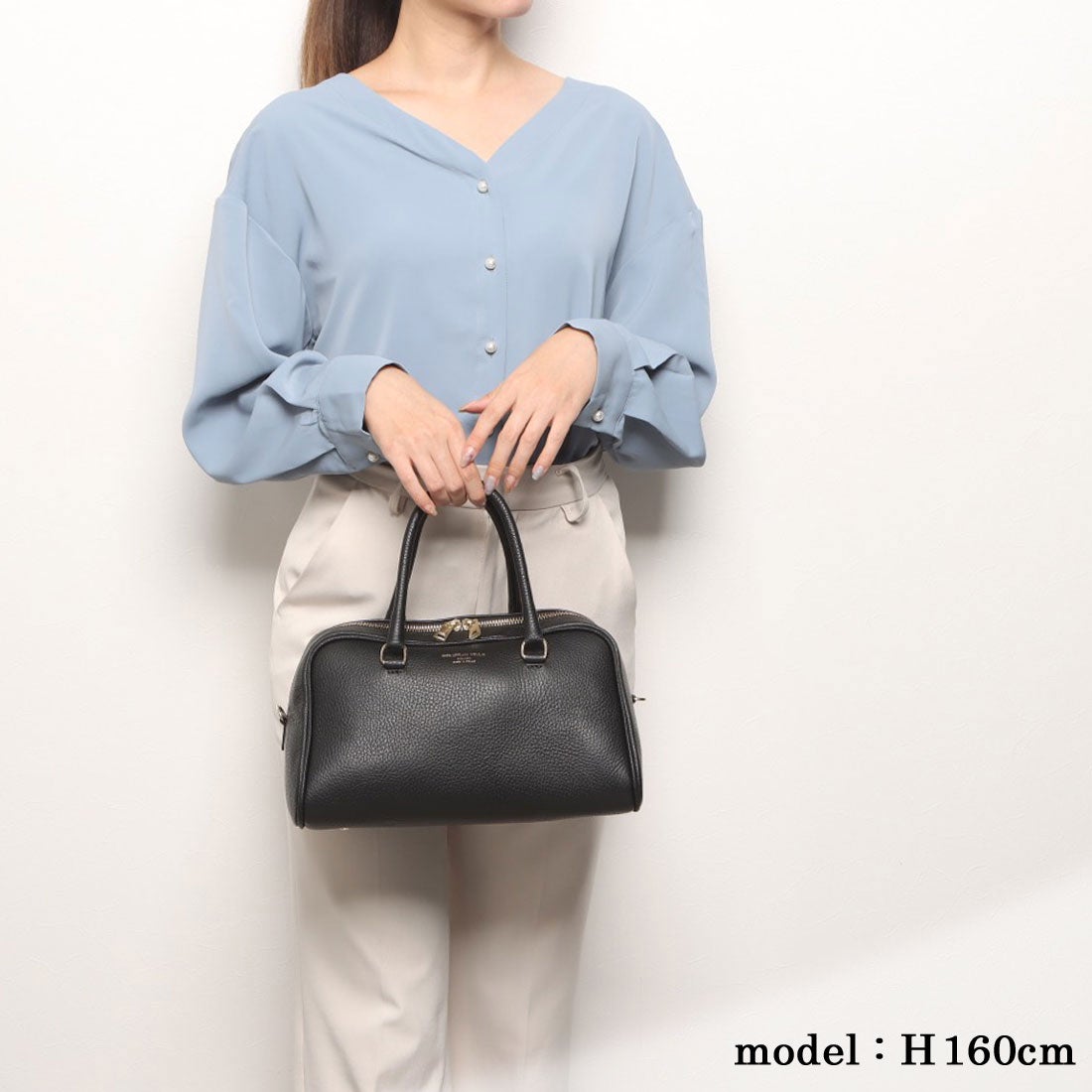 クリスチャン ヴィラ CHRISTIAN VILLA レザーボストンバッグ