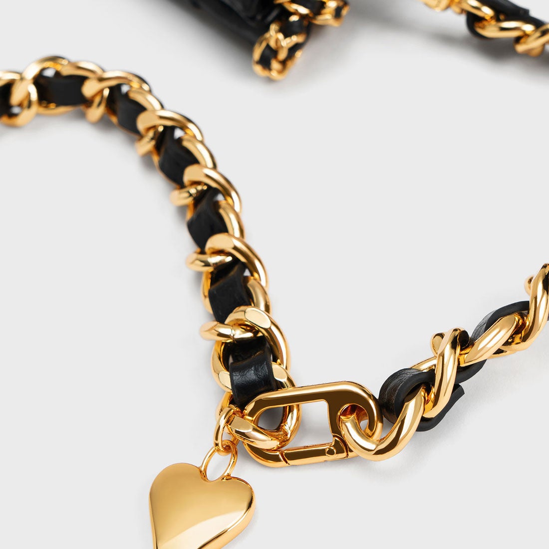 CHARLES & KEITH Duo ドゥオ ブレードチェーンハンドルホーボーバッグ