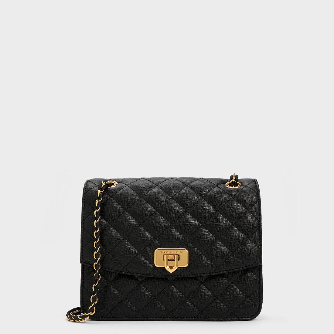 CHARLES & KEITH Cressida クレシダ キルトチェーンストラップバッグ