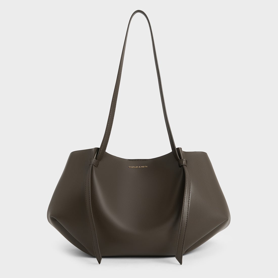 CHARLES & KEITH Calla カルラ トートバッグ【再入荷】（DarkMoss
