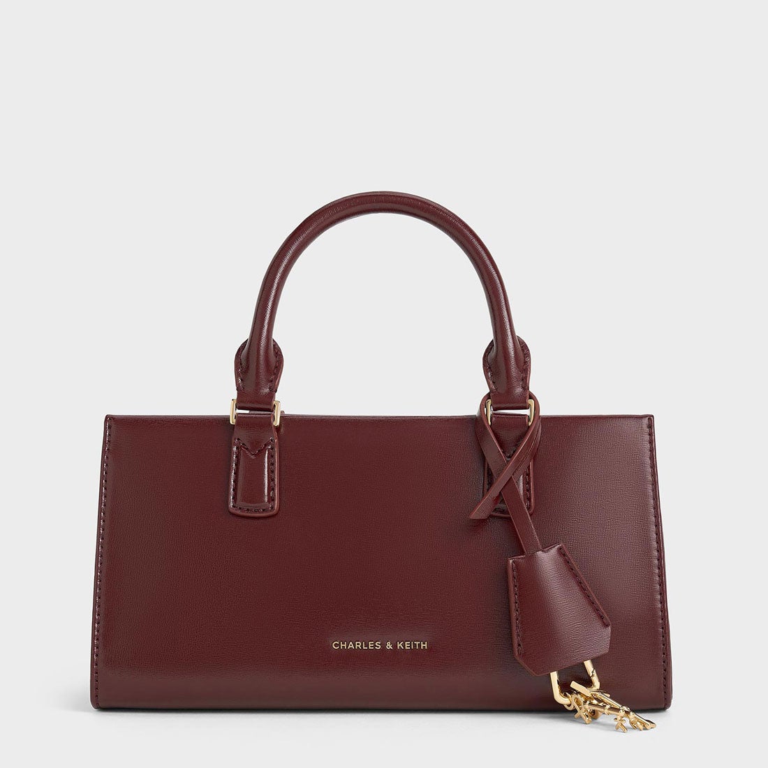 CHARLES & KEITH Kerry ミニケリー トートバッグ（MulberryPlum） -靴