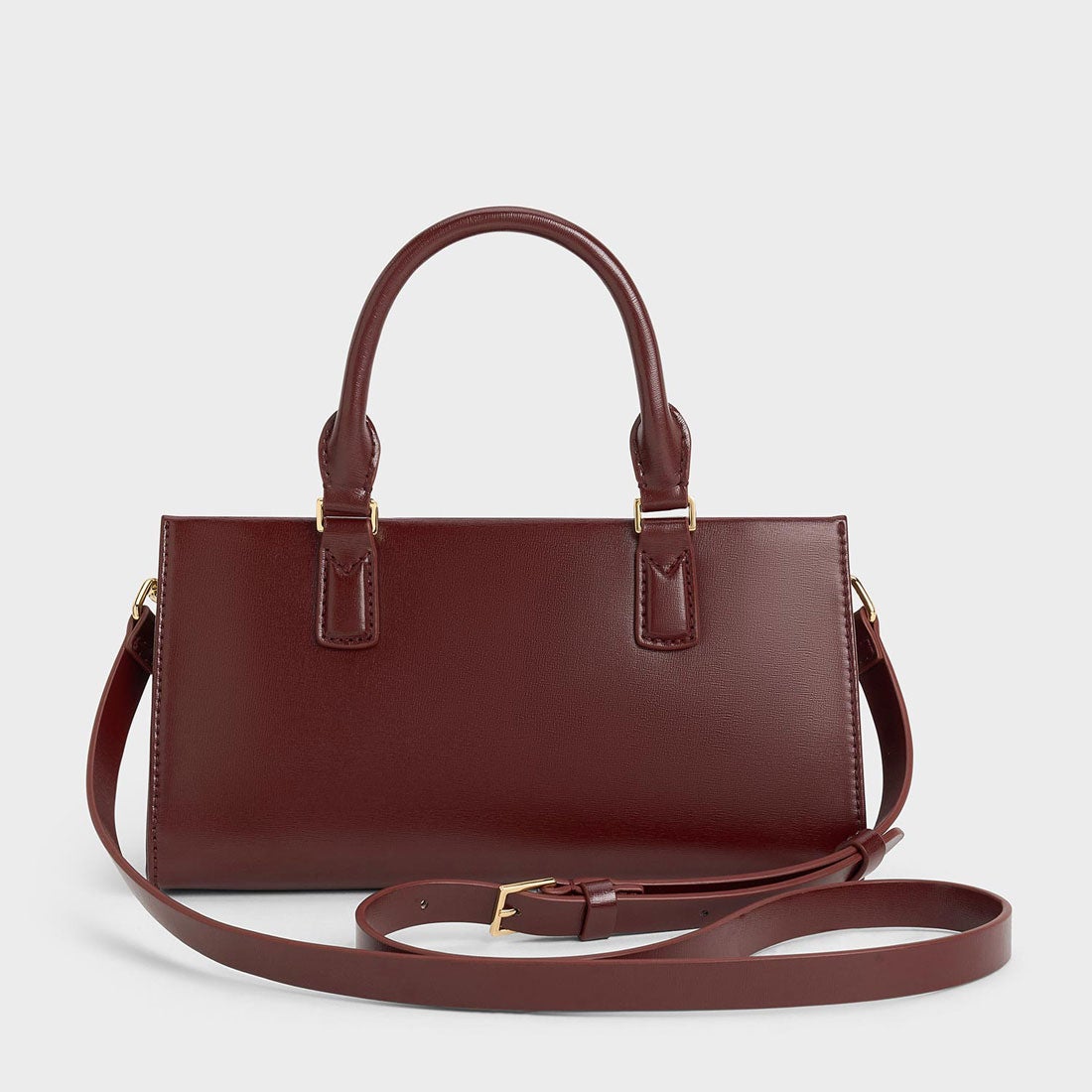 CHARLES & KEITH Kerry ミニケリー トートバッグ（MulberryPlum