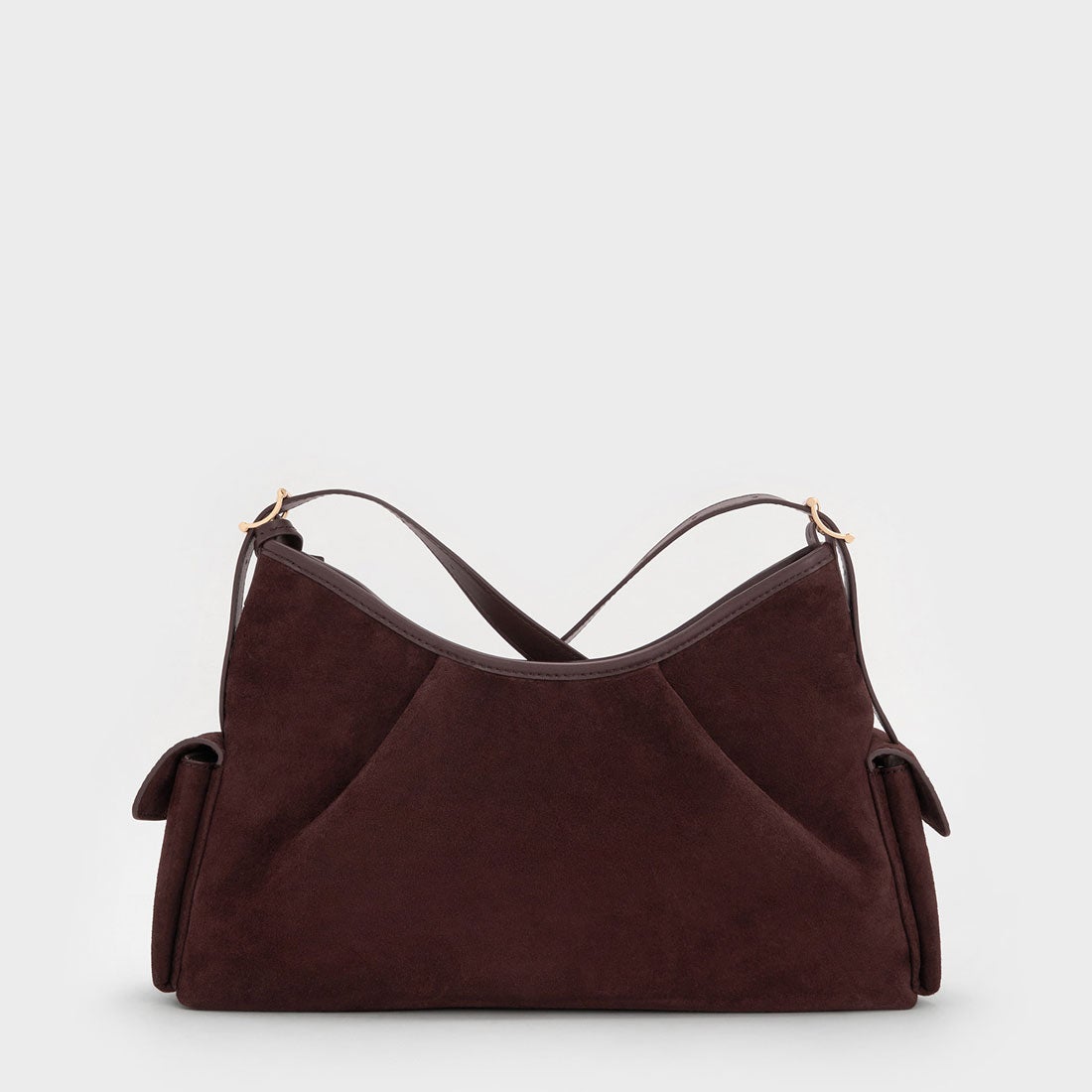 CHARLES & KEITH Khai カイ リサイクルスエードショルダーバッグ