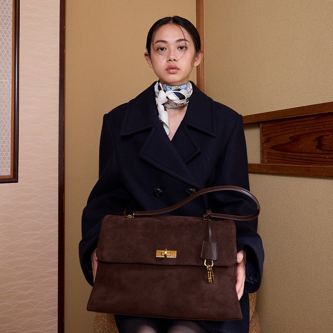 CHARLES & KEITH Kerry ケリー トップハンドルサッチェルバッグ