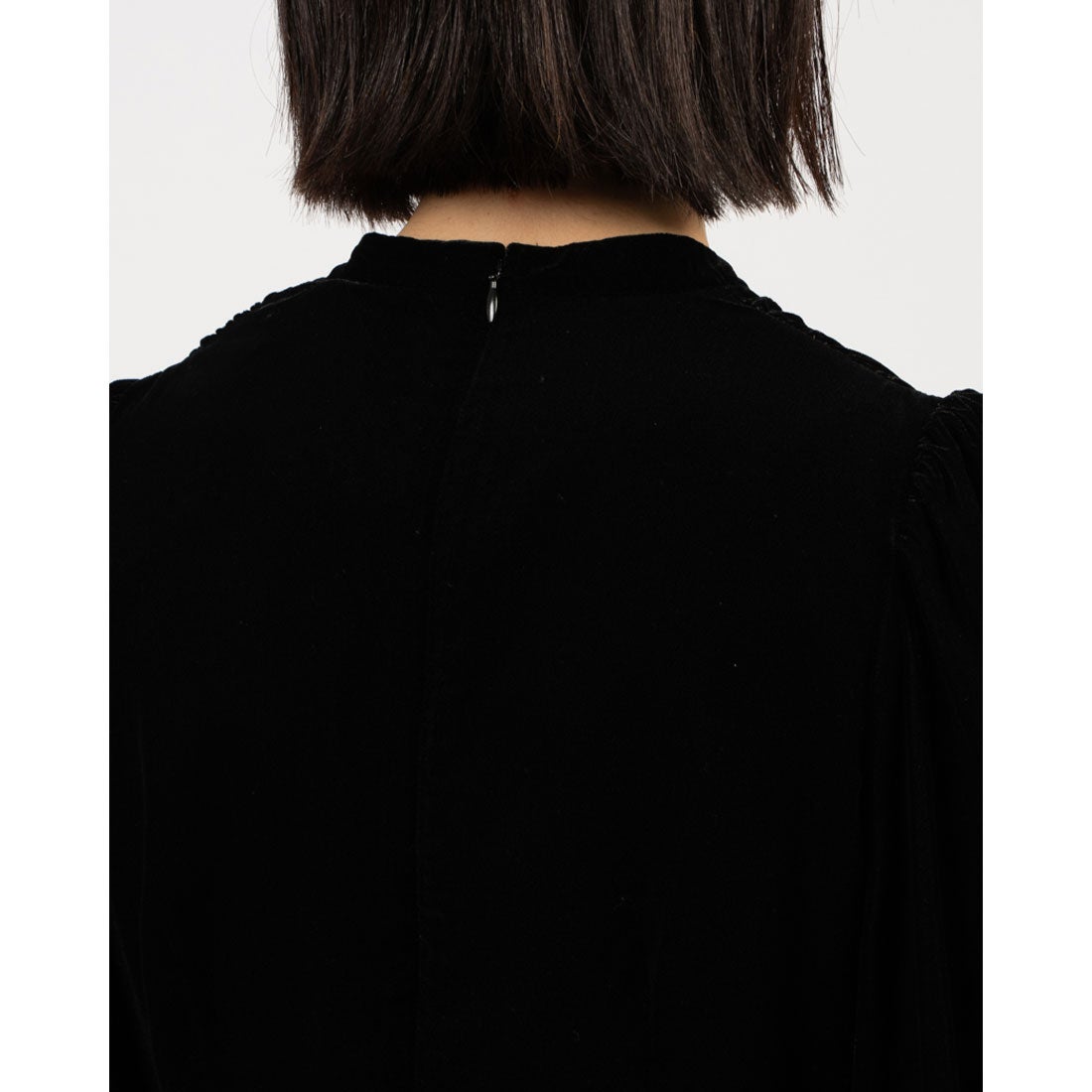クラネ CLANE VELOR BALLOON MINI ONEPIECE （BLACK） - ファッション