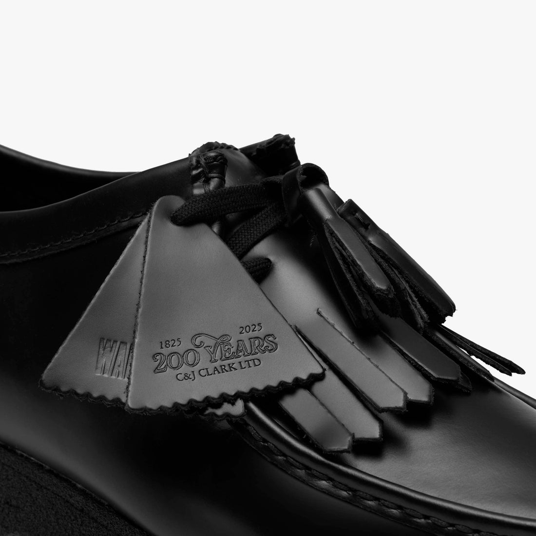 Wallabee / メンズ ワラビー （ブラックハイシャインレザー） -Clarks