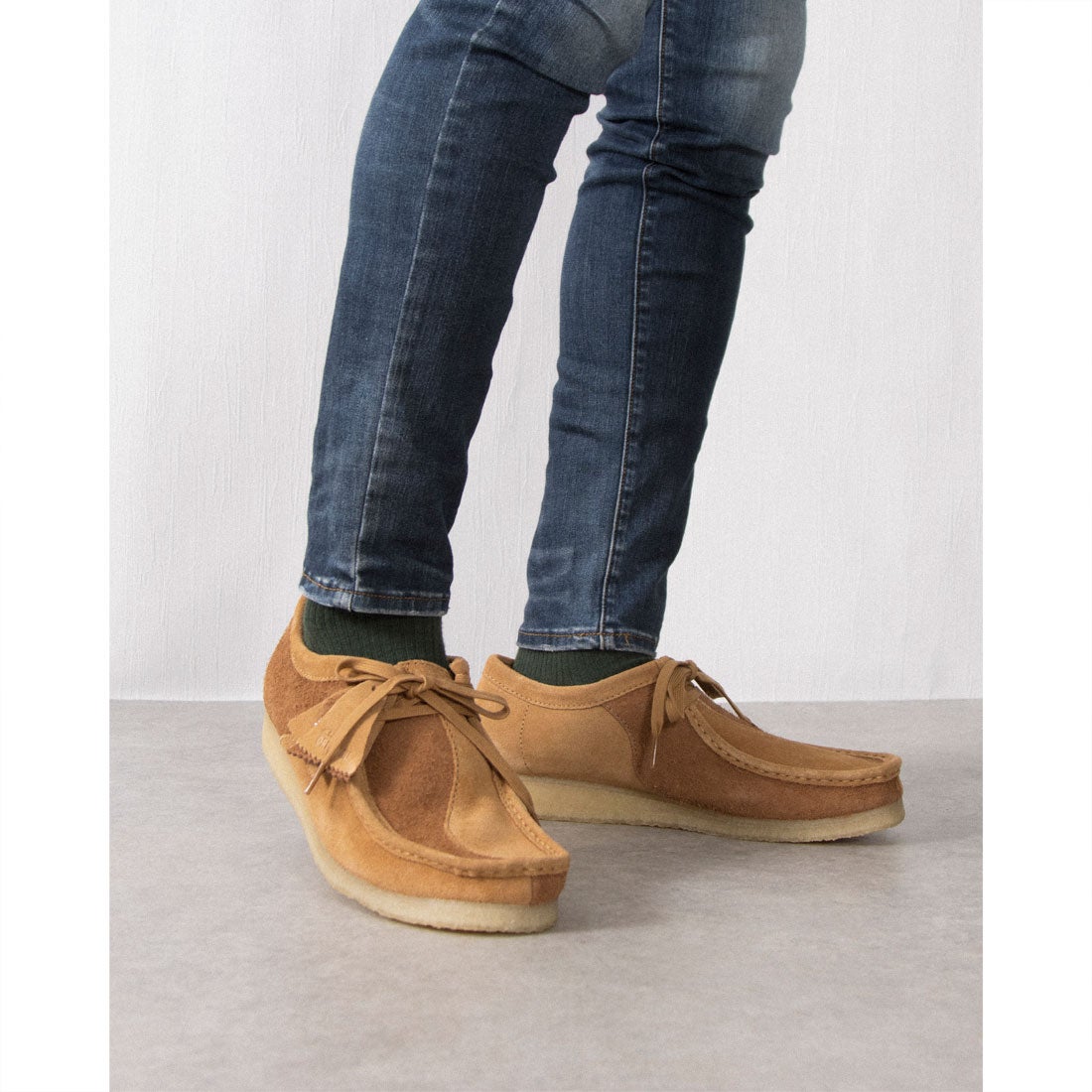 Wallabee / メンズ ワラビー（ブラックレザー） -Clarks (クラークス