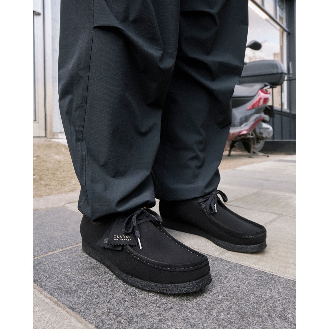 Wallabee / メンズ ワラビー（ブラックスエード） -Clarks (クラークス