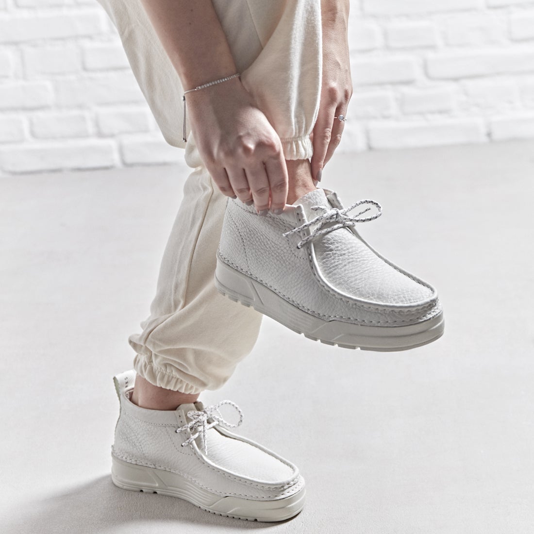 Clarks OriginWallabee / メンズ オリジンワラビー （ホワイトレザー