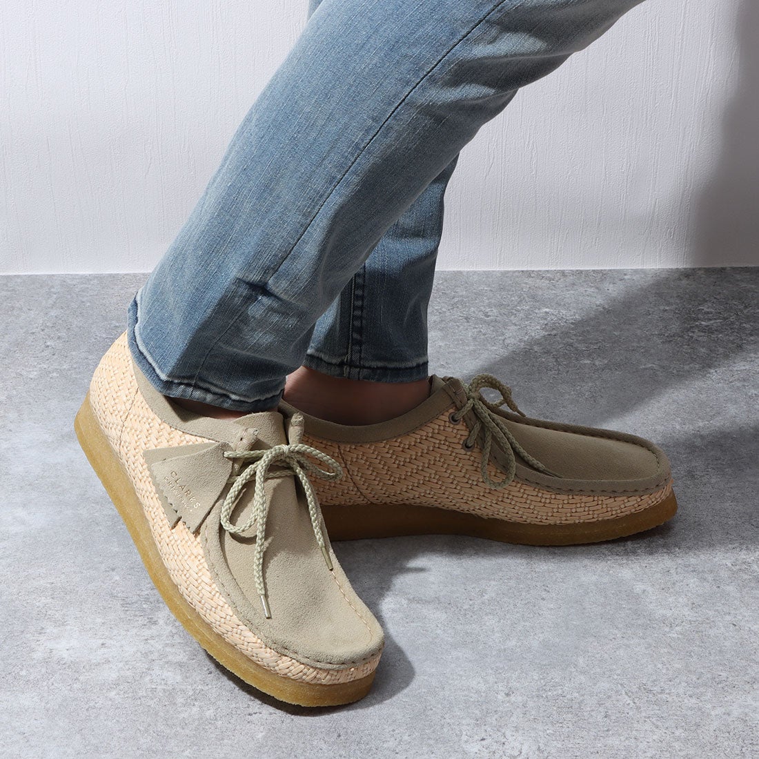 Wallabee / メンズ ワラビー （オフホワイトヘアリー） -Clarks